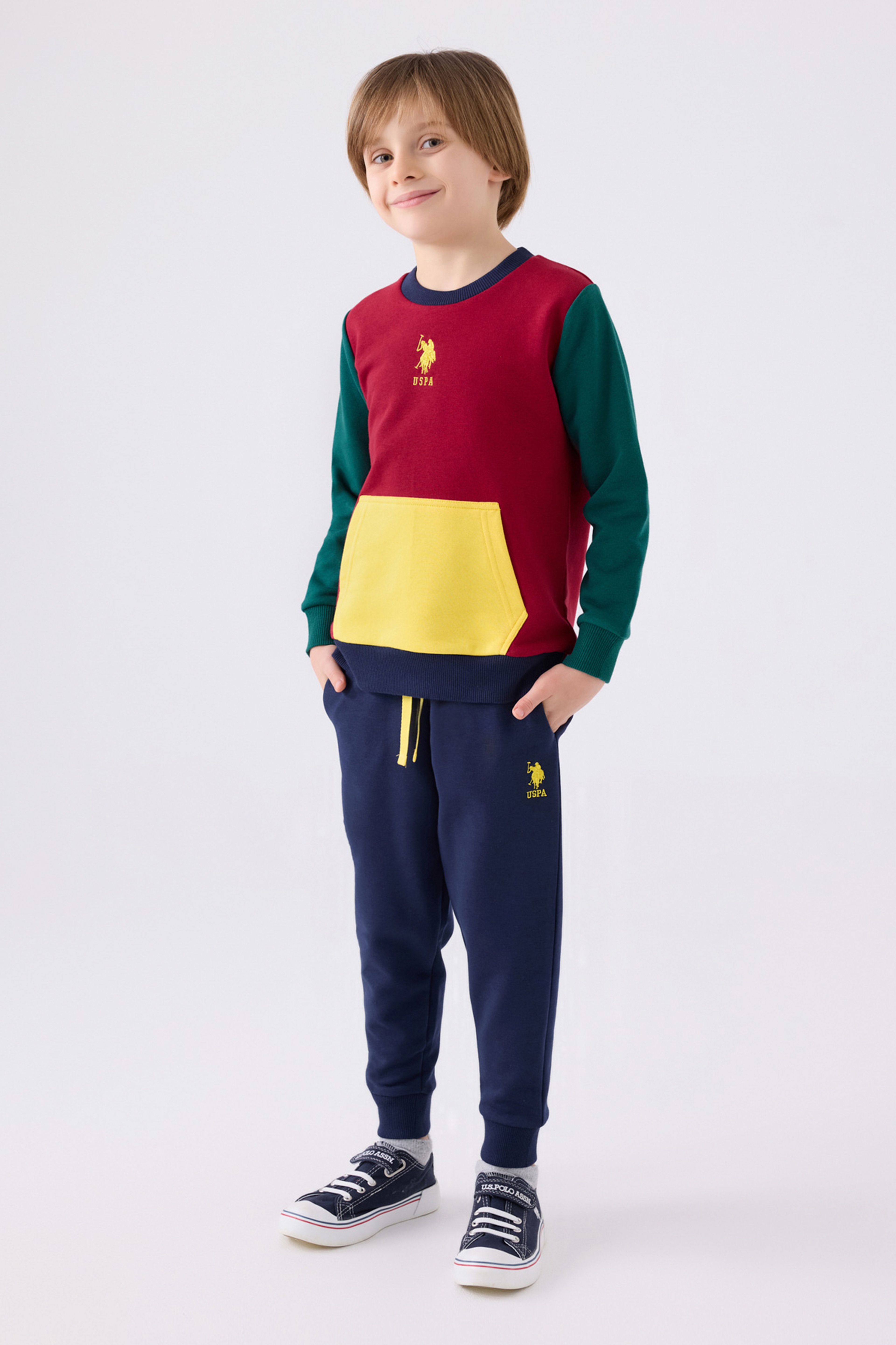 Erkek Çocuk Bordo Pijama Takımı - Image 3