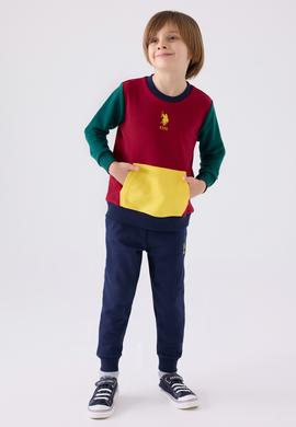 Erkek Çocuk Bordo Pijama Takımı - 50299486006