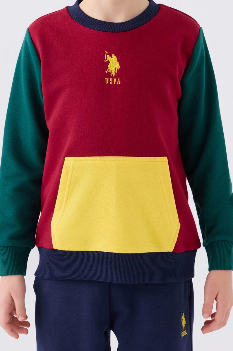 Erkek Çocuk Bordo Pijama Takımı