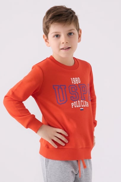 Erkek Çocuk Nar Çiçeği Pijama Takımı