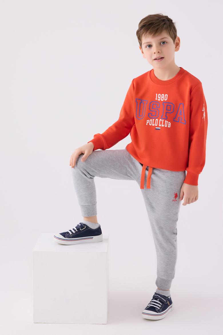 Erkek Çocuk Nar Çiçeği Pijama Takımı