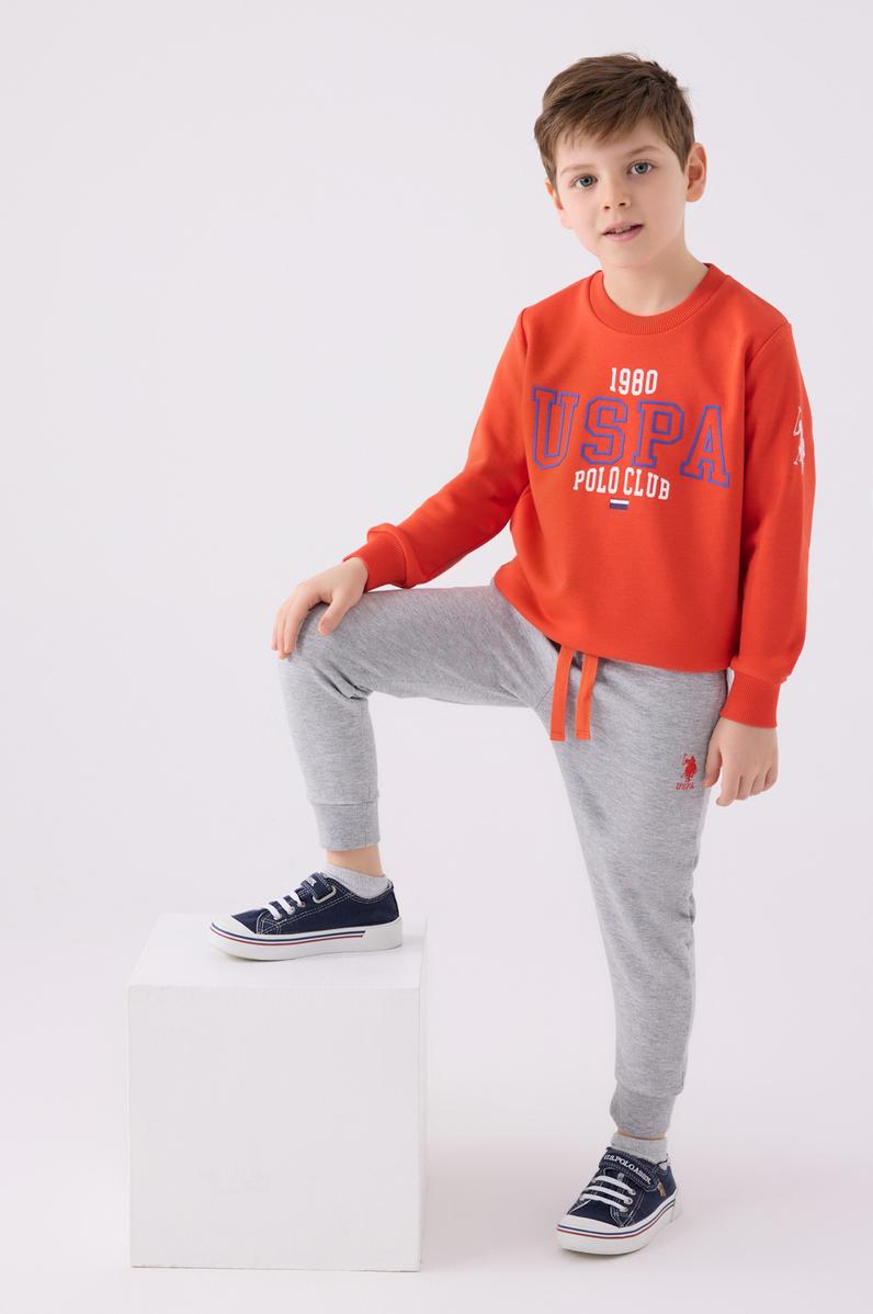 Erkek Çocuk Nar Çiçeği Pijama Takımı