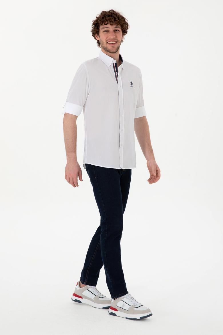 Erkek Beyaz Uzun Kollu Gömlek - 50300207003