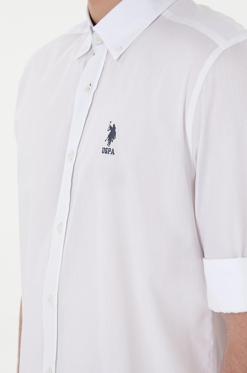 Erkek Beyaz Uzun Kollu Gömlek