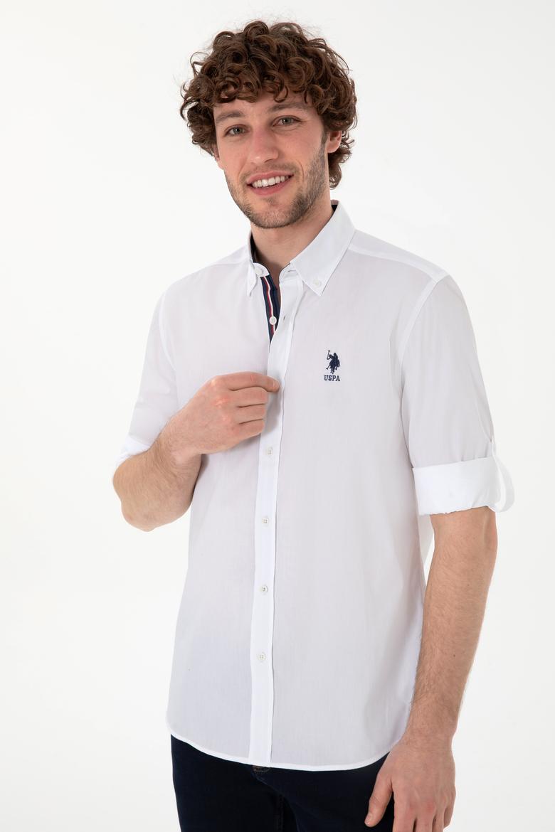 Erkek Beyaz Uzun Kollu Gömlek - 50300207003