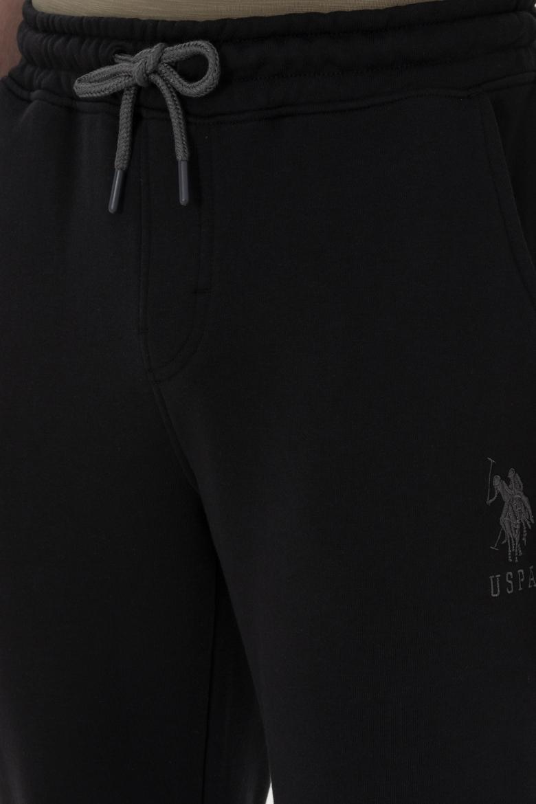 Erkek Slim Fit Lastikli Paça Siyah Eşofman Altı - 50298047009