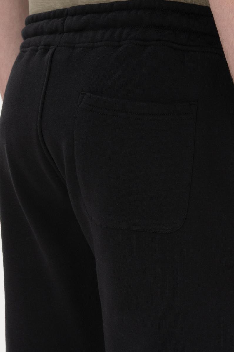 Erkek Slim Fit Lastikli Paça Siyah Eşofman Altı