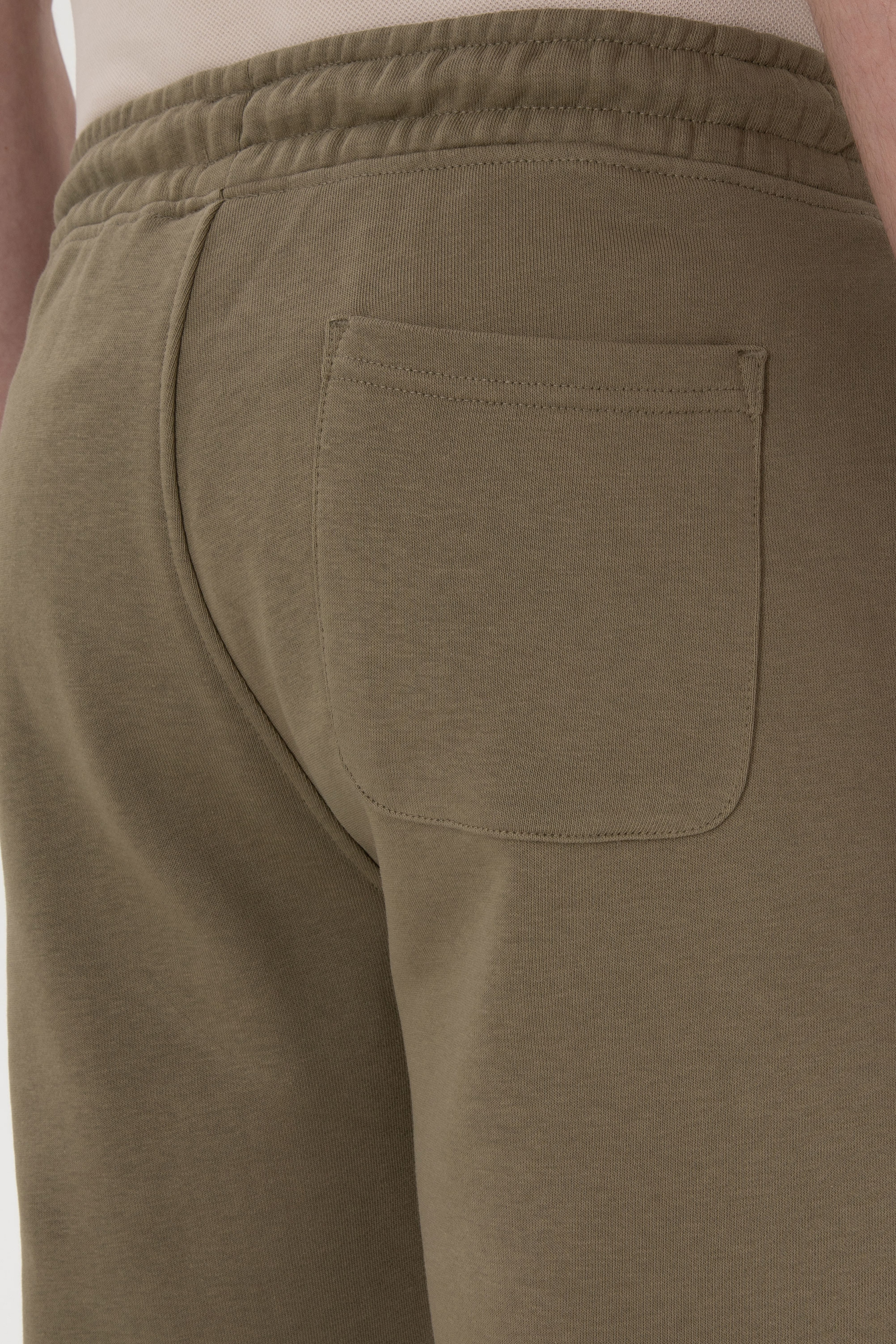 Erkek Slim Fit Lastikli Paça Vizon Eşofman Altı