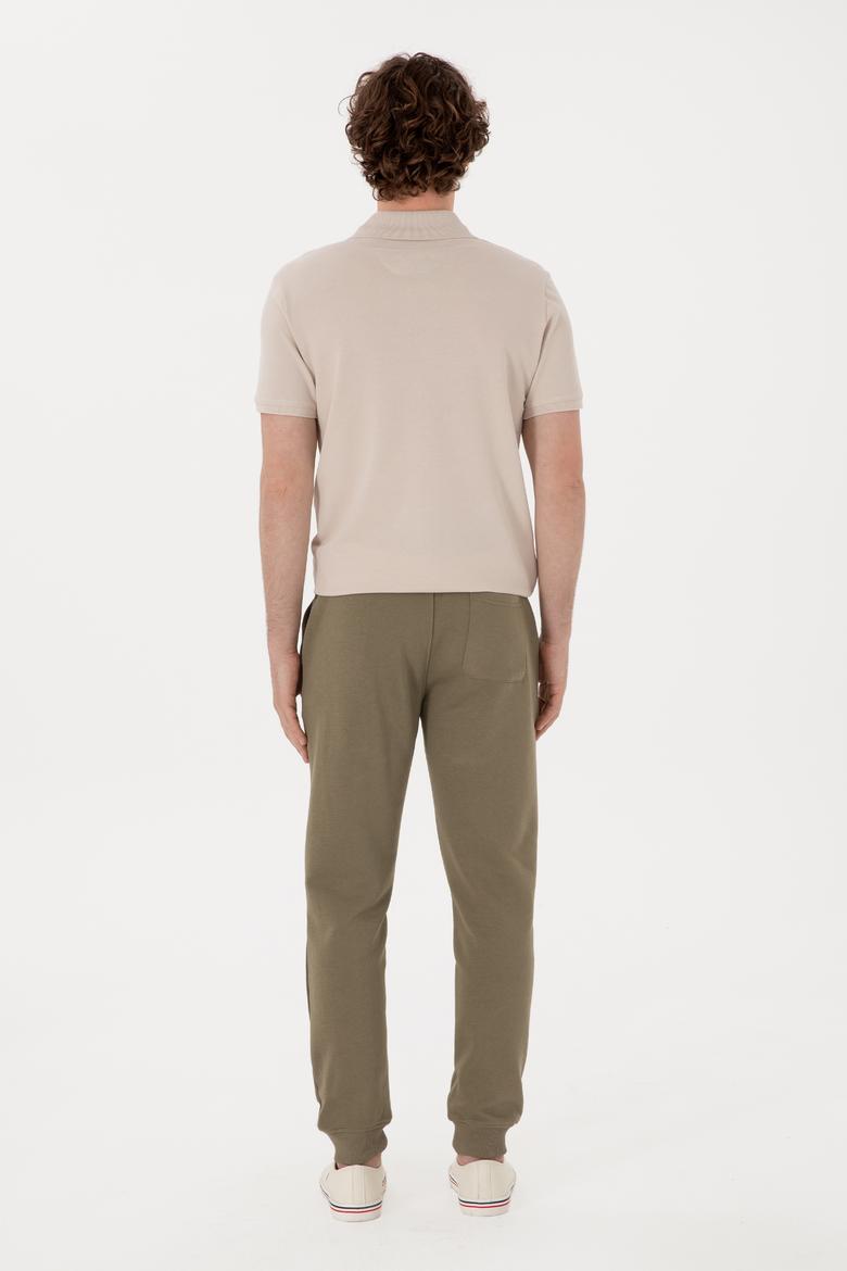 Erkek Slim Fit Lastikli Paça Vizon Eşofman Altı - 50298047149