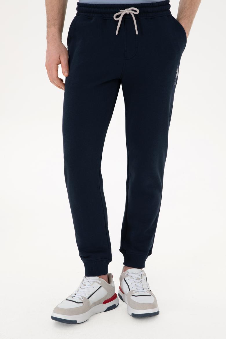 Erkek Slim Fit Lastikli Paça Lacivert Eşofman Altı - 50298047037