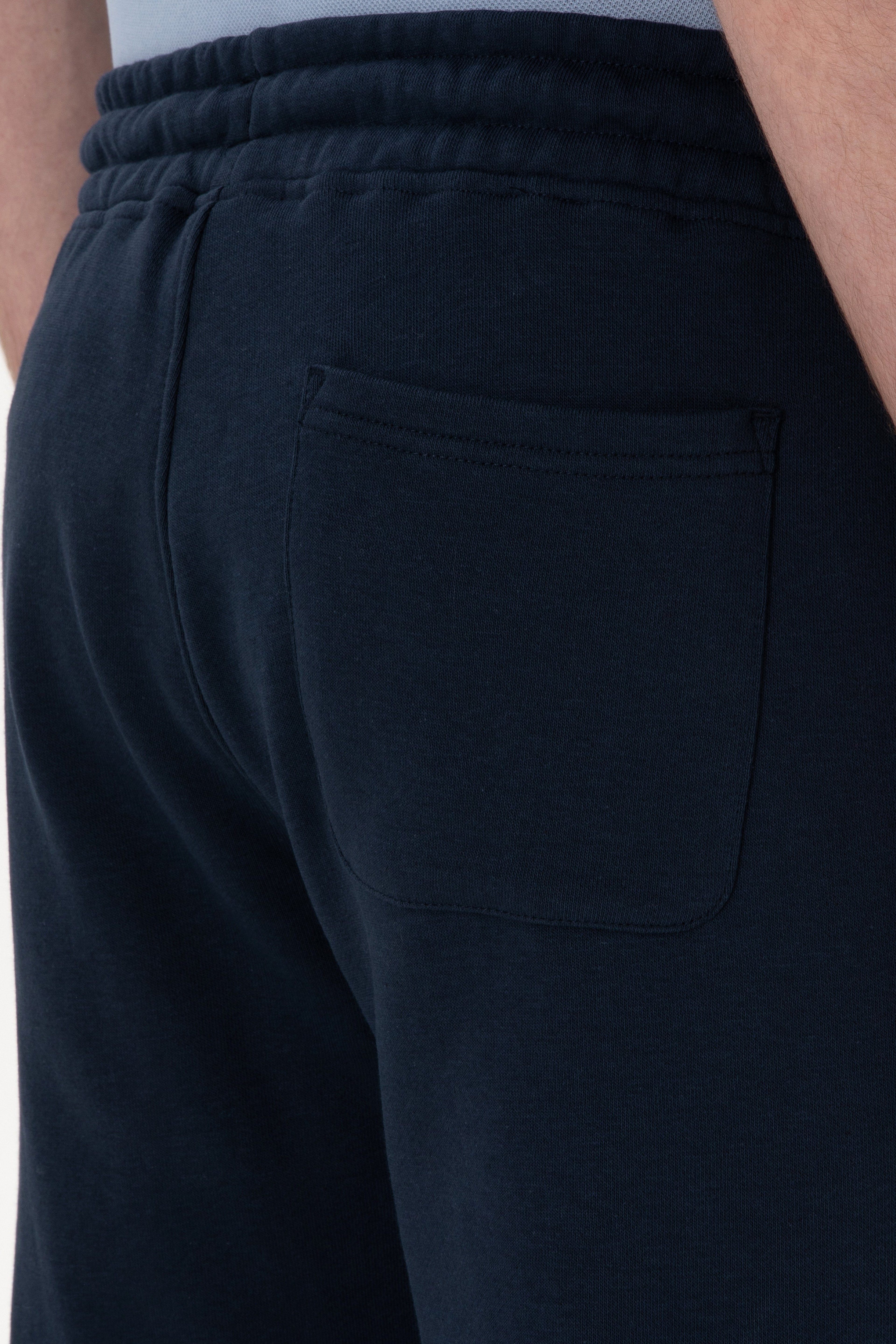 Erkek Slim Fit Lastikli Paça Lacivert Eşofman Altı - Image 6