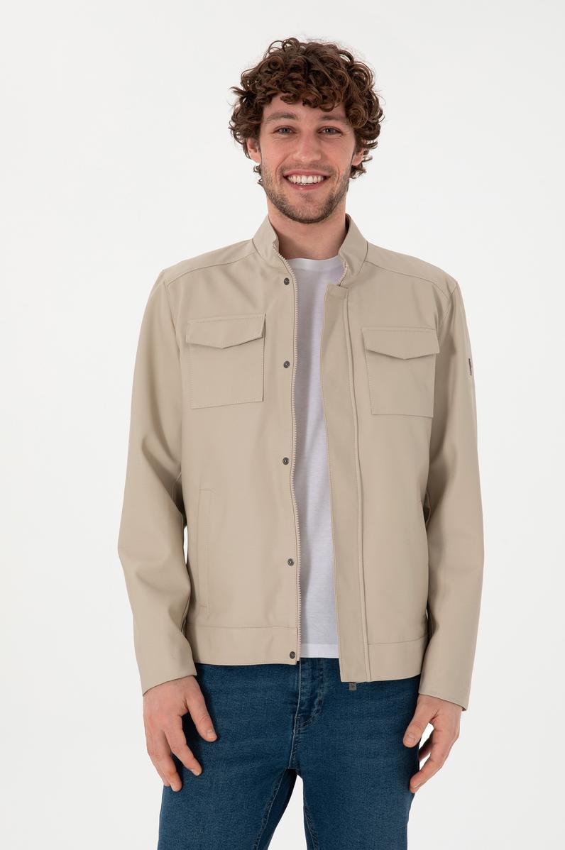 Erkek Taş Deri Ceket