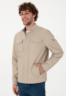 Erkek Taş Deri Ceket - 50307417020