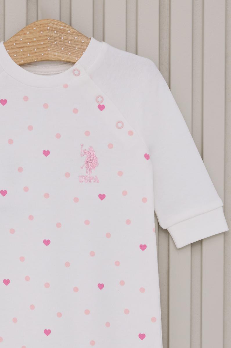 Kız Bebek Beyaz Tulum