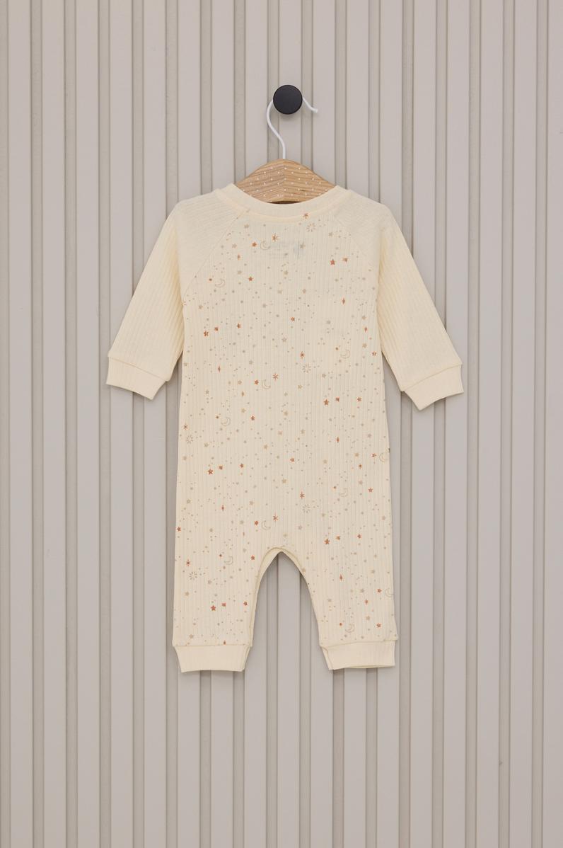 Kız Bebek Krem Tulum