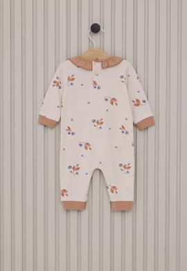 Kız Bebek Krem Fırfır Yaka Tulum - 50315426001