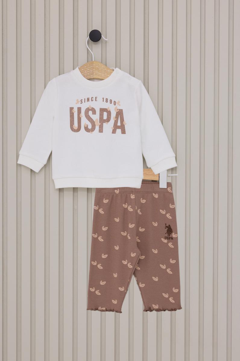 Kız Bebek Vizon Pijama Takımı