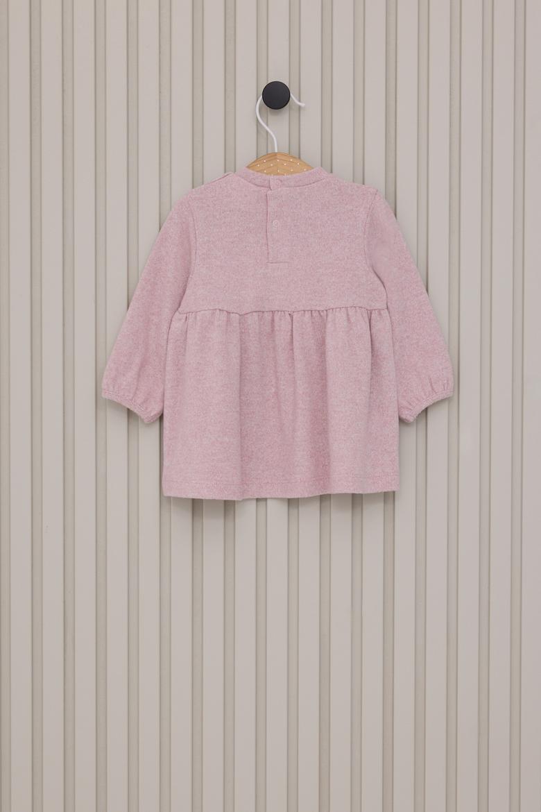 Kız Bebek Pembe Örme Elbise - 50315418002