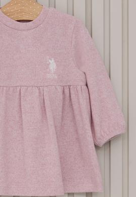 Kız Bebek Pembe Örme Elbise - 50315418002