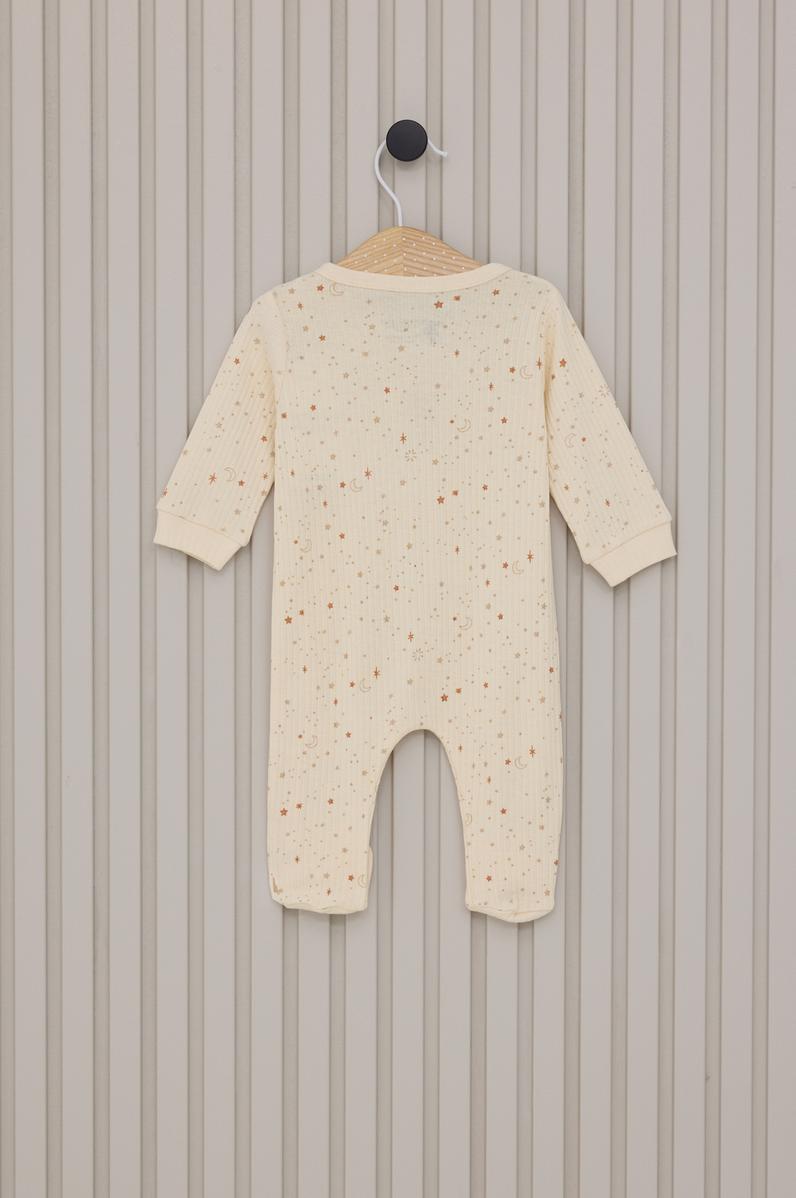 Kız Bebek Krem Tulum