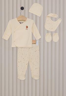 Kız Bebek Krem Hastane Çıkışı 5'li Set - 50315422001