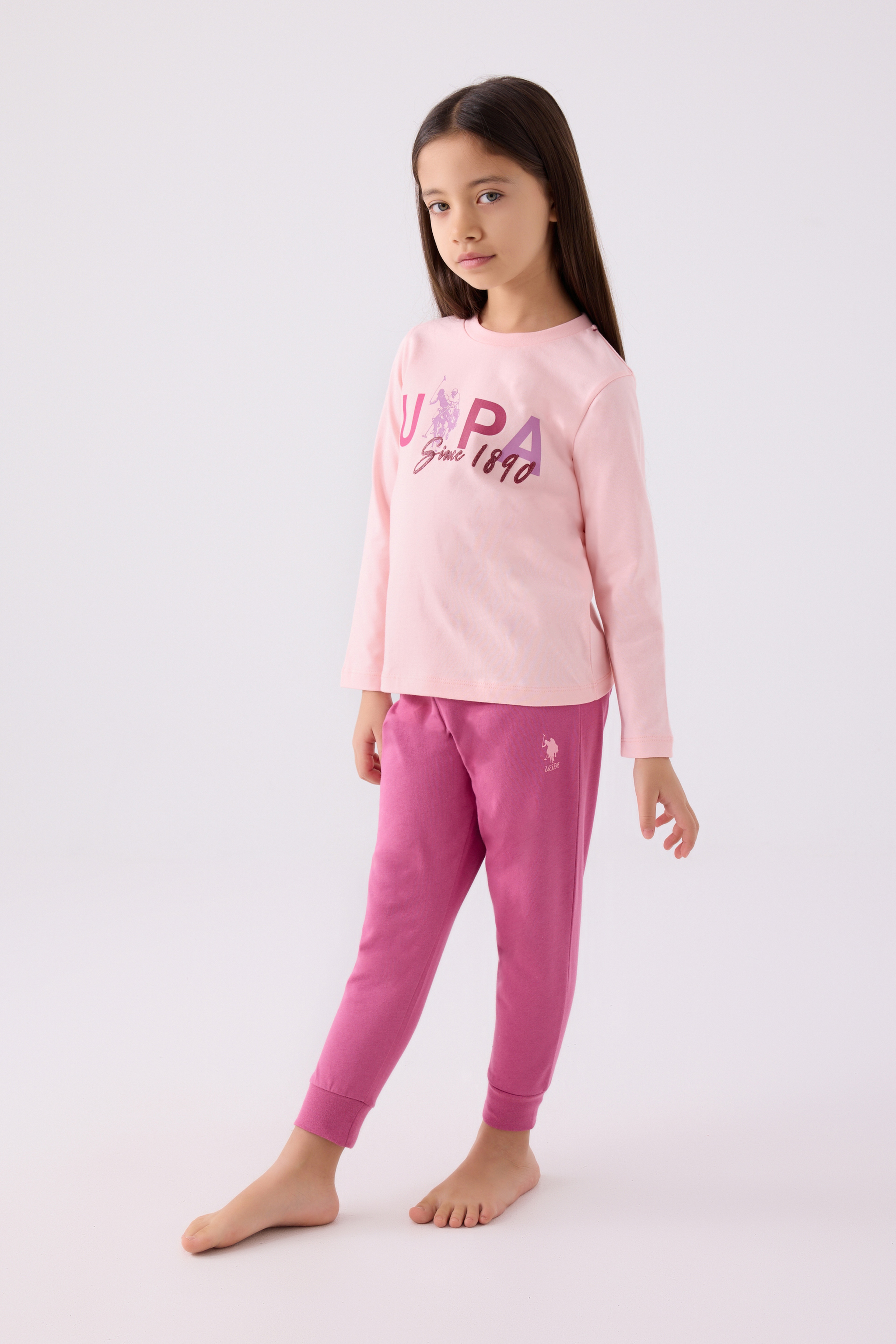 Kız Çocuk Pembe Alt Üst Takım - Image 1