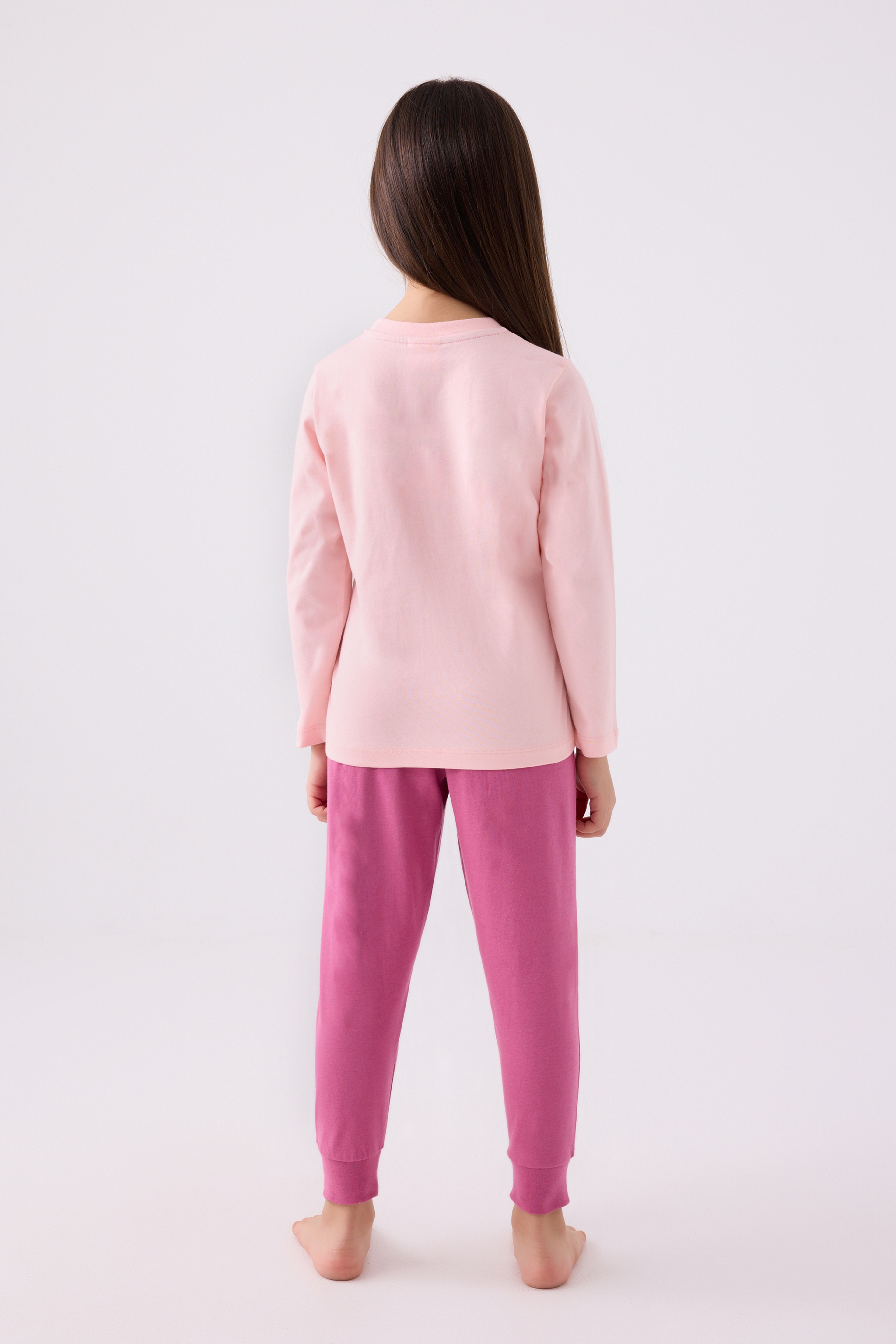 Kız Çocuk Pembe Alt Üst Takım - Image 4
