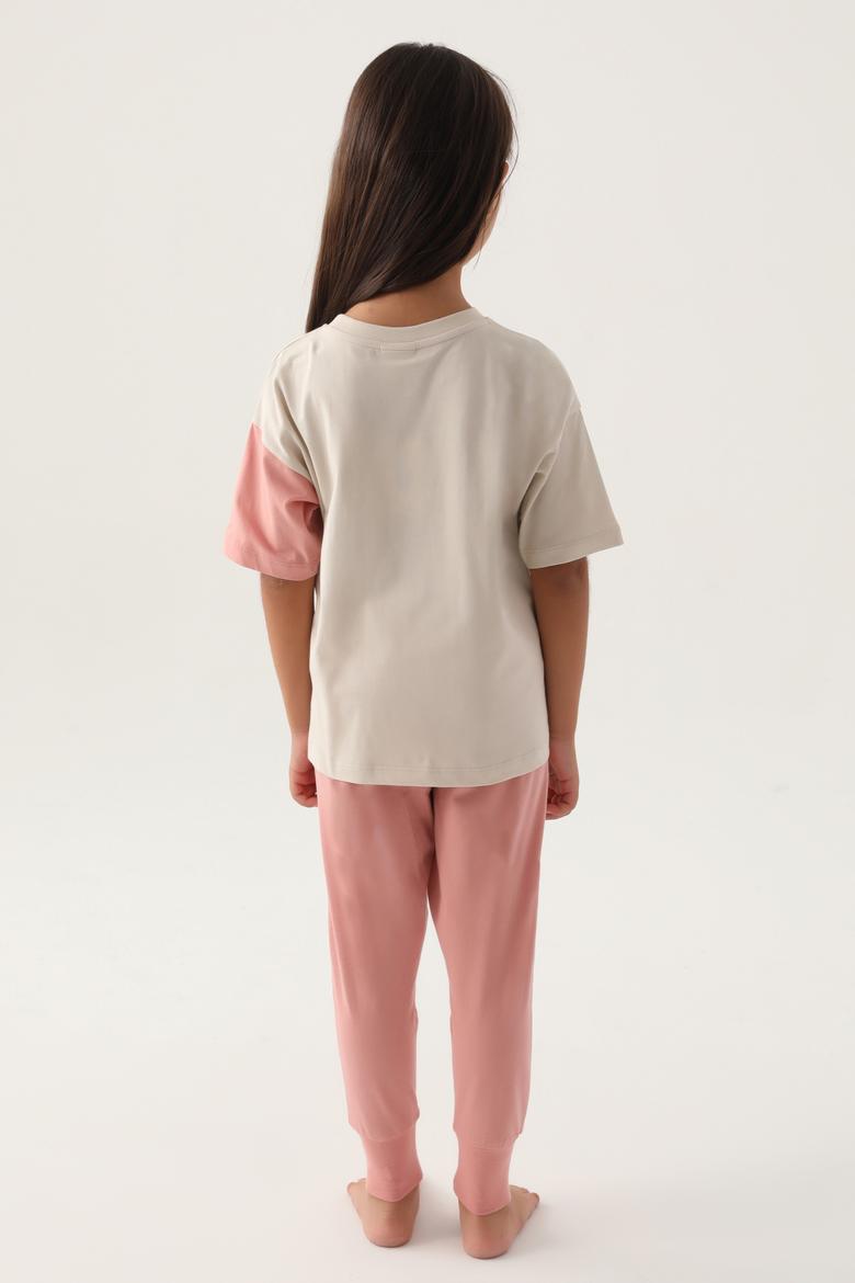 Kız Çocuk Bej Pijama Takımı - 50290950012