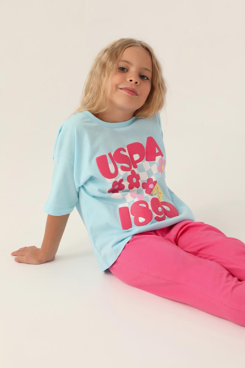 Kız Çocuk Açık Mavi Alt Üst Takım - 50290947013