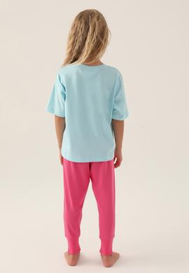 Kız Çocuk Açık Mavi Alt Üst Takım - 50290947013