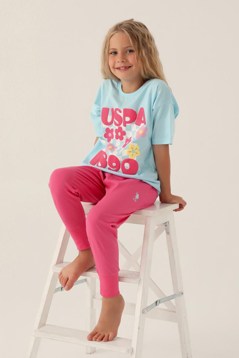 Kız Çocuk Açık Mavi Alt Üst Takım - 50290947013