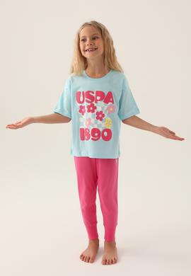 Kız Çocuk Açık Mavi Alt Üst Takım - 50290947013