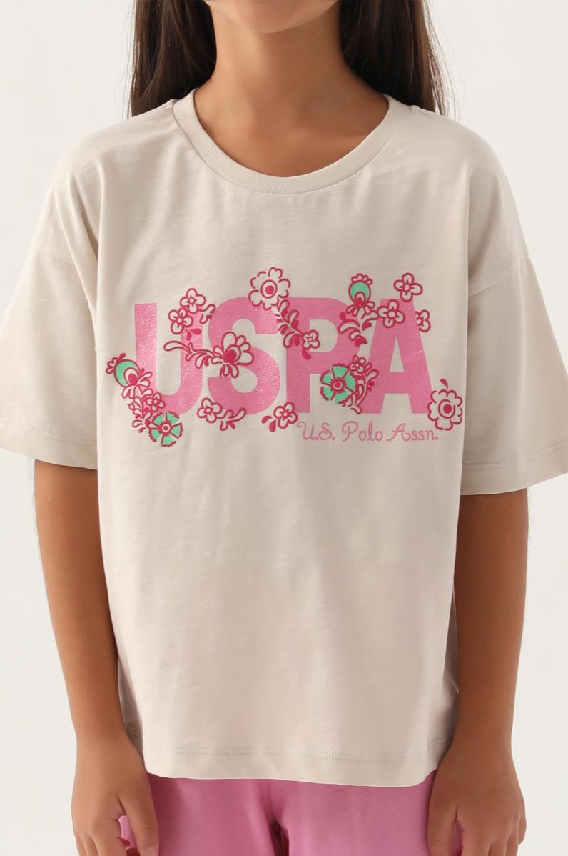 Kız Çocuk Pembe Pijama Takımı