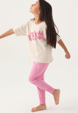 Kız Çocuk Pembe Pijama Takımı - 50290948013