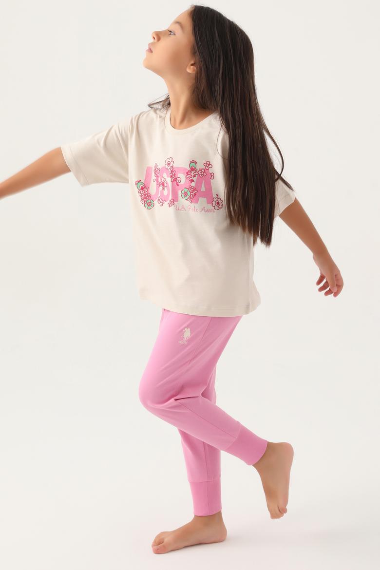 Kız Çocuk Pembe Pijama Takımı - 50290948013