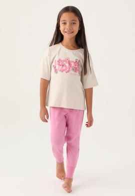 Kız Çocuk Pembe Pijama Takımı - 50290948013