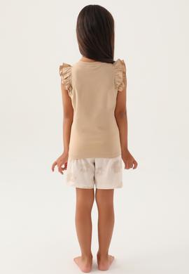 Kız Çocuk Bej Pijama Takımı - 50290952013