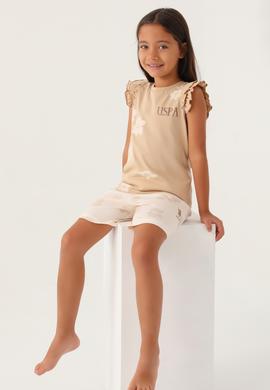 Kız Çocuk Bej Pijama Takımı - 50290952013