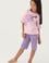 Kız Çocuk Toz Pembe Capri Alt Üst Takım