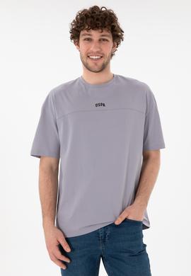 Erkek Comfort Fit Bisiklet Yaka Gri Tişört - 50306017077