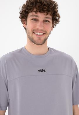 Erkek Comfort Fit Bisiklet Yaka Gri Tişört - 50306017077