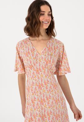 Kadın Açık Haki Midi Boy Dokuma Elbise - 50299175010