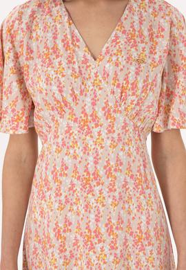 Kadın Açık Haki Midi Boy Dokuma Elbise - 50299175010