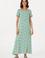 Kadın Su Yeşili Maxi Boy Dokuma Elbise