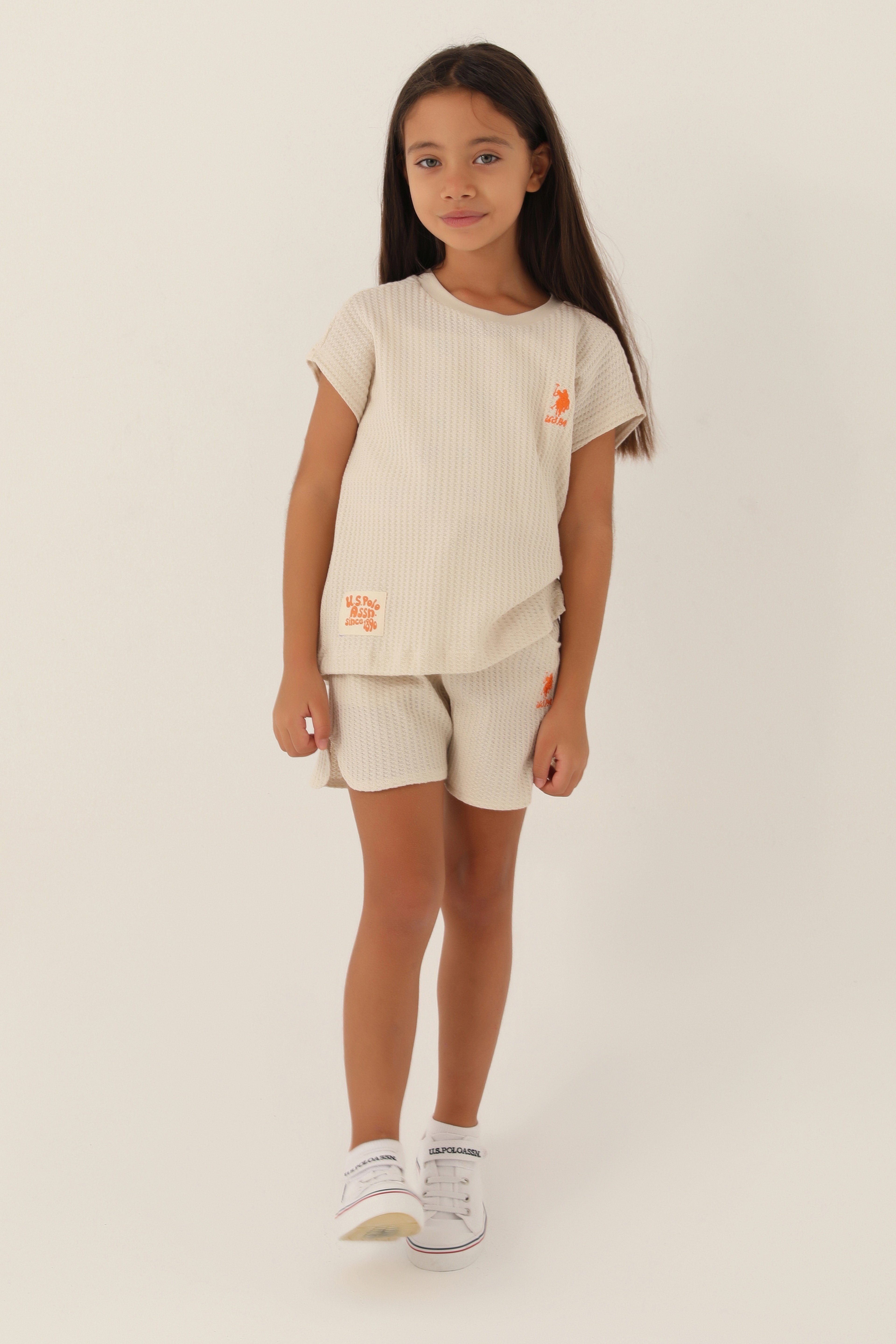 Kız Çocuk Bej Pijama Takımı - Image 3