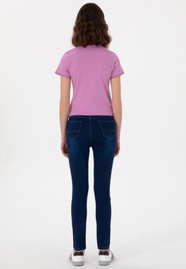 Kadın Mavi Skinny High Waist Fit Jean Pantolon - 50297558015