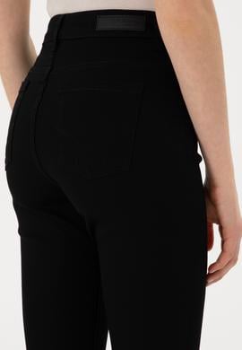 Kadın Siyah Toothpick Fit Kanvas Pantolon - 50309087021