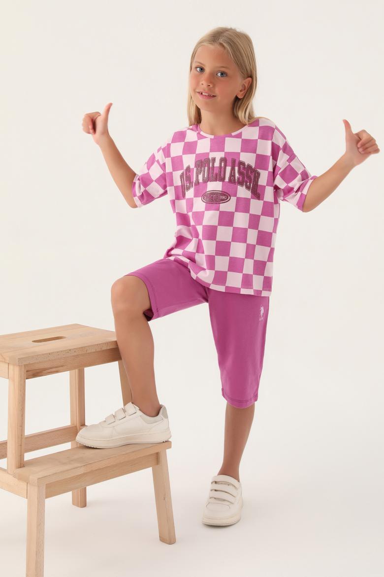 Kız Çocuk Menekşe Capri Alt Üst Takım - 50315399009