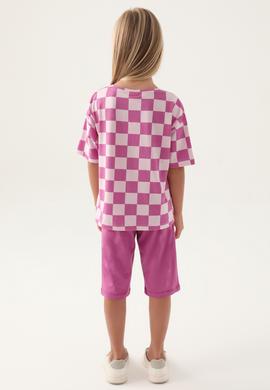 Kız Çocuk Menekşe Capri Alt Üst Takım - 50315399009