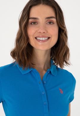 Kadın Saks Tişört - 50280070056